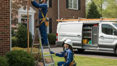 Plumber repairing a leak in Memphis, TN for emergency plumbing service