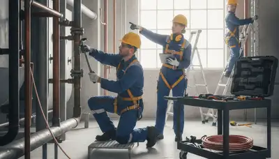 Memphis, TN plumber repairing a residential pipe for emergency plumbing service