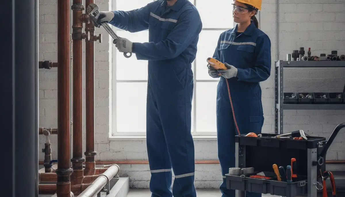 Memphis, TN plumber repairing a home pipe for emergency plumbing service
