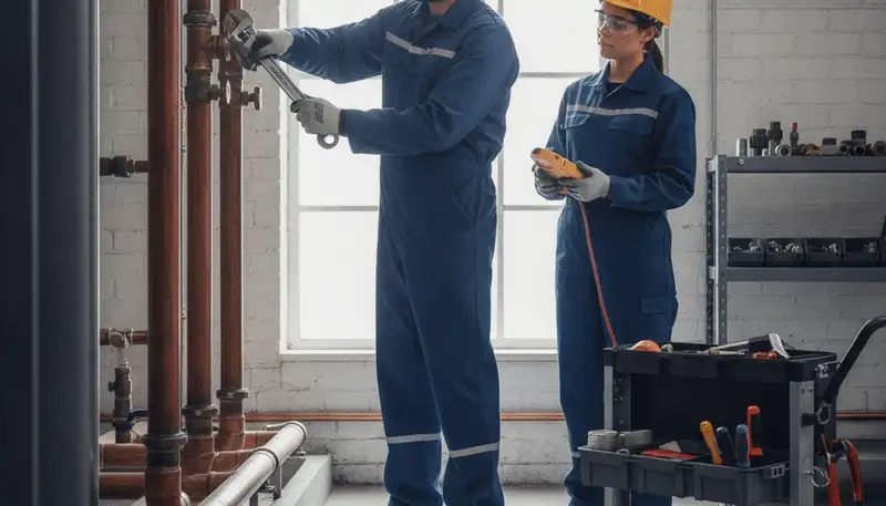 Memphis, TN plumber repairing a home pipe for emergency plumbing service