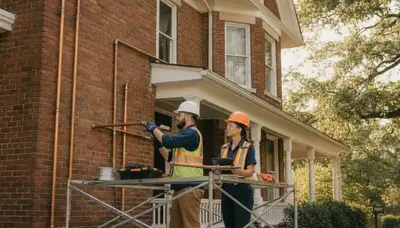 Memphis, TN plumbing repair team handling emergency pipe leak service