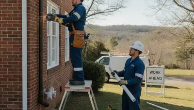 Memphis, TN emergency plumber repairing a pipe for a plumbing service call