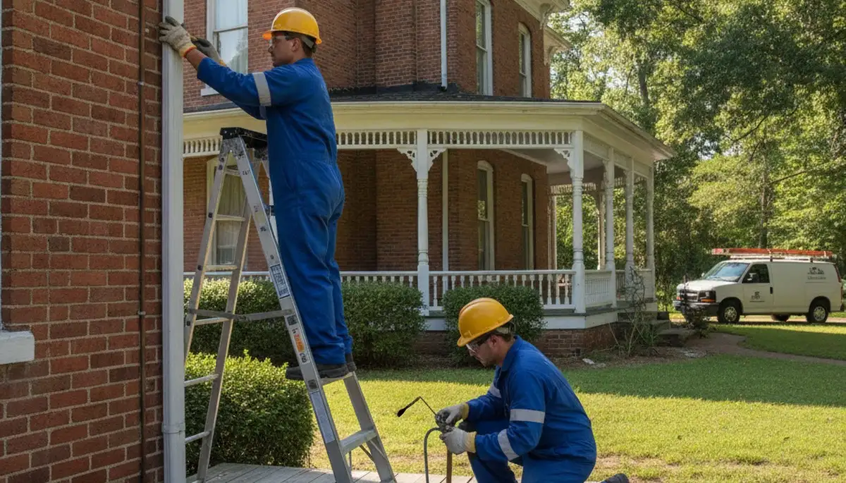 Emergency plumber repairing a leak in Memphis, TN for fast plumbing service