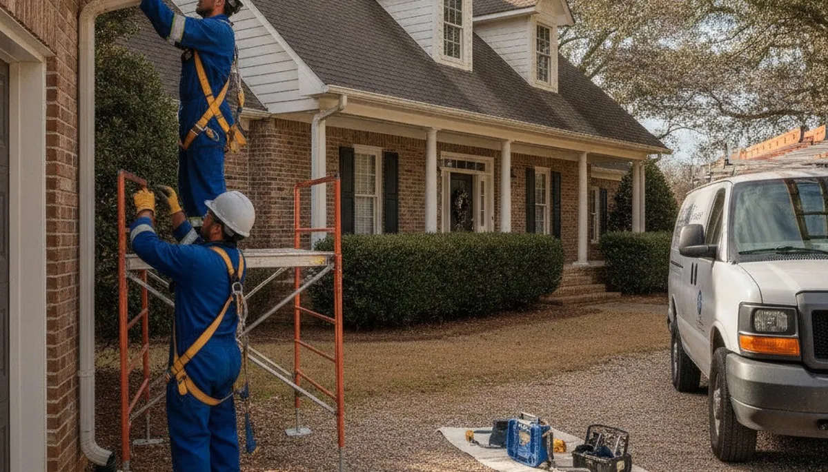 Emergency plumber repairing pipes in Memphis, TN for a plumbing repair service
