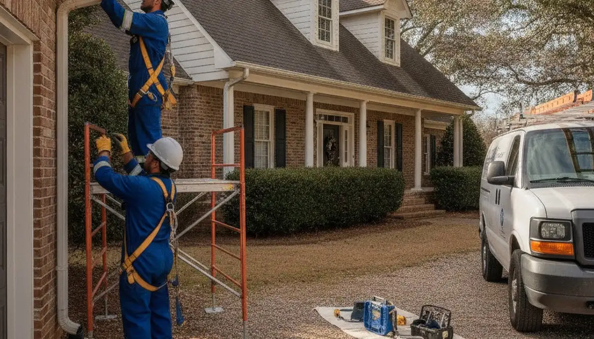 Emergency plumber repairing pipes in Memphis, TN for a plumbing repair service