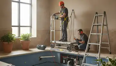 Memphis, TN plumber repairing spa plumbing for reliable home spa service