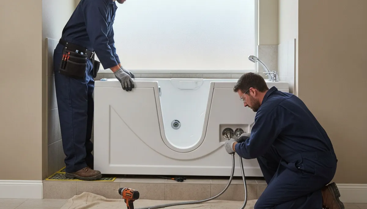 Walk-in tub installation for Memphis, TN homes by On Call Plumbers